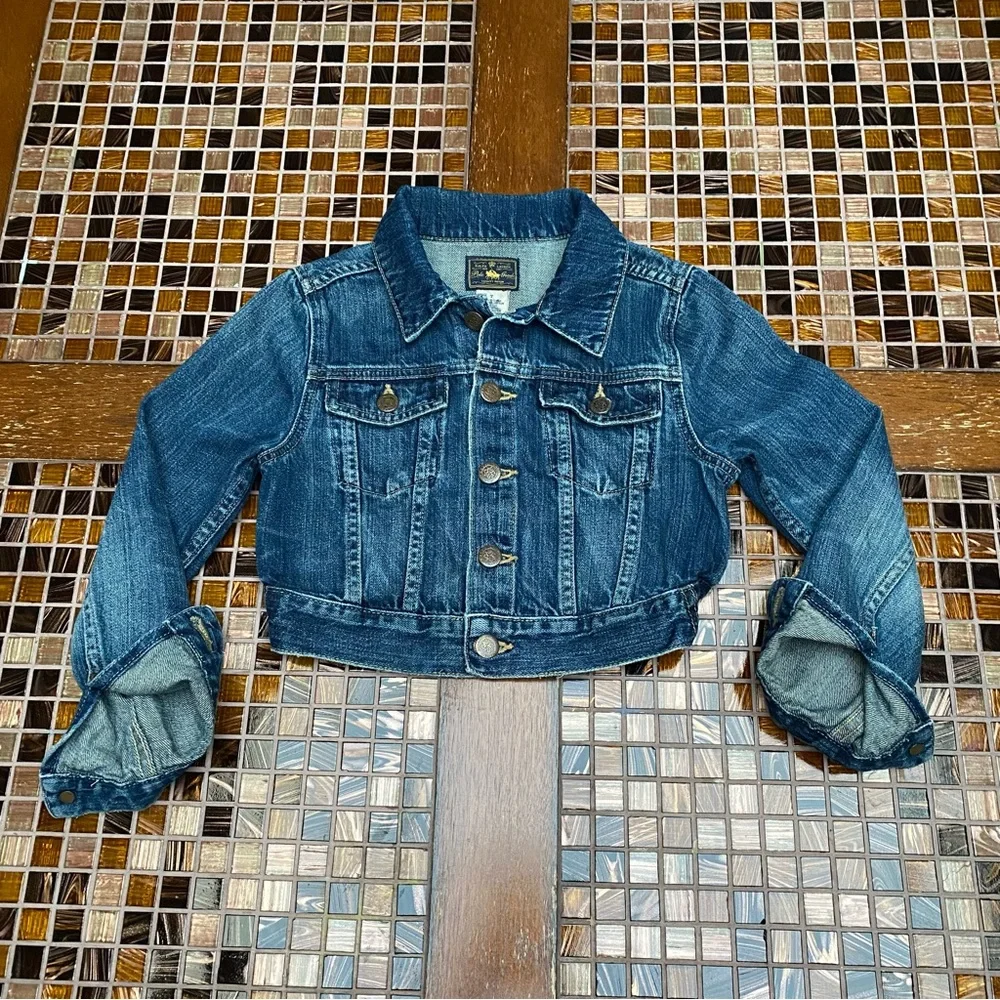 Ralph Lauren Denim Distressed Girls Jacket